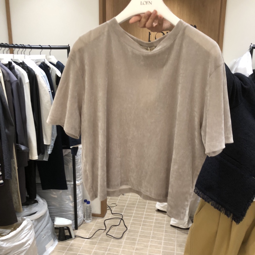 LOFN韓國直郵女裝新款熱賣推薦休閑時尚真品職業26春夏T恤LOFNT恤圖色1