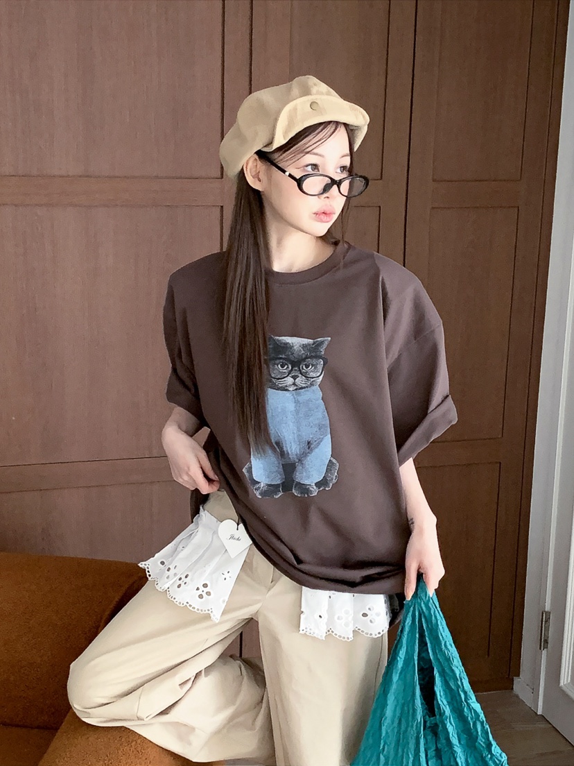 JKICHI韓國代購女士新品休閑推薦人氣26春夏真品熱賣時尚T恤JKICHIT恤