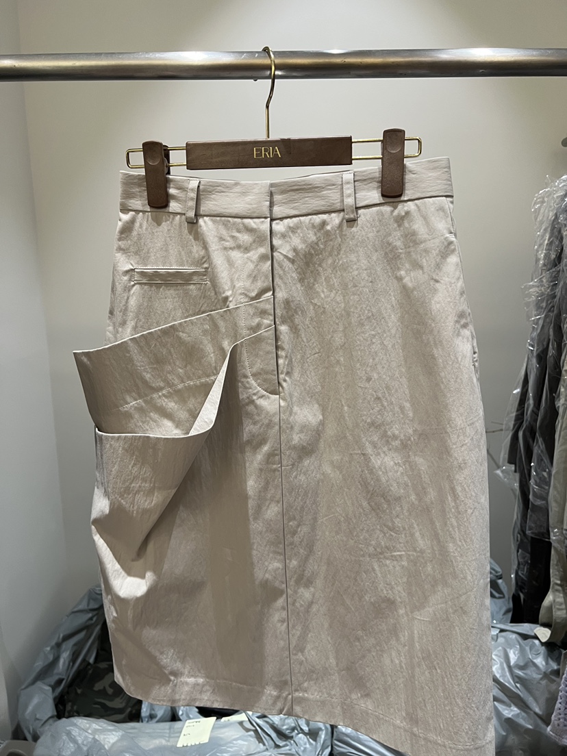 HUE/ERIA韓國代購女士新品推薦26春夏熱賣真品半身裙中短裙HUE/ERIA半身裙/中短裙圖色1