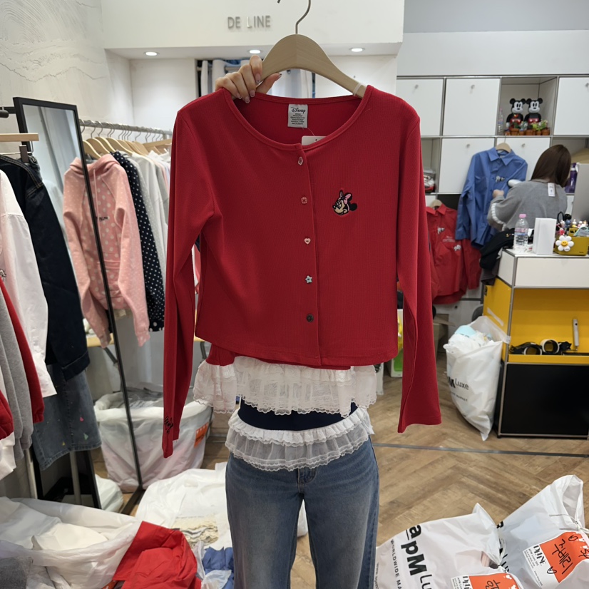 DE LINE東大門實拍女裝新品26春夏推薦時尚套裝兩件套開衫DE LINE套裝圖色3