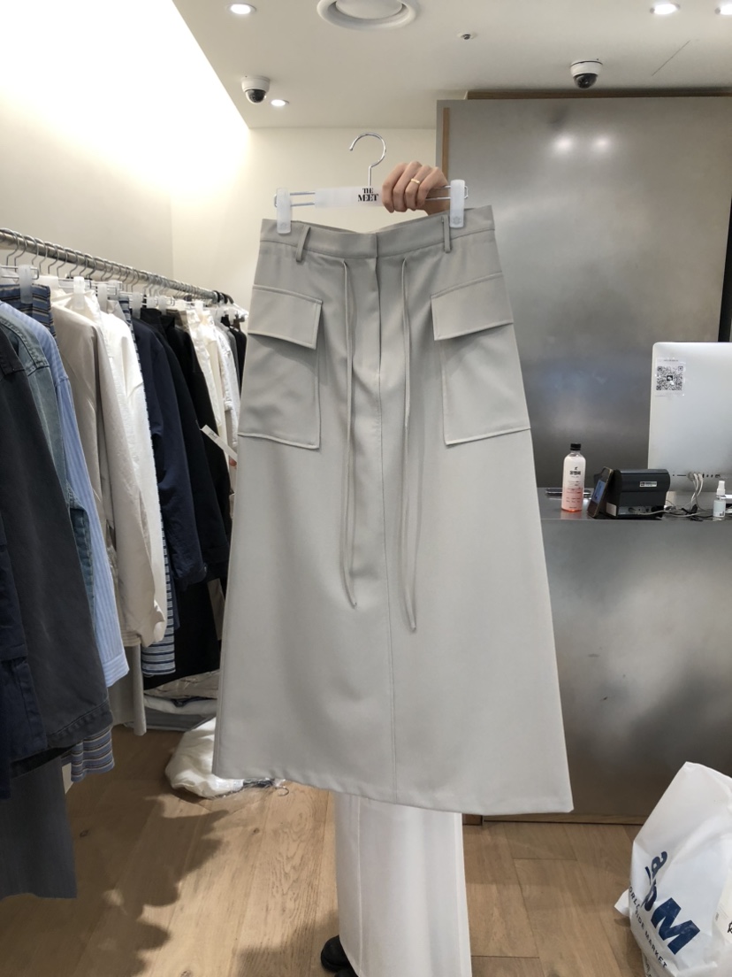 MEET ME東大門直郵女士新品時尚休閑熱賣人氣長裙不含腰帶MEET ME長裙圖色2