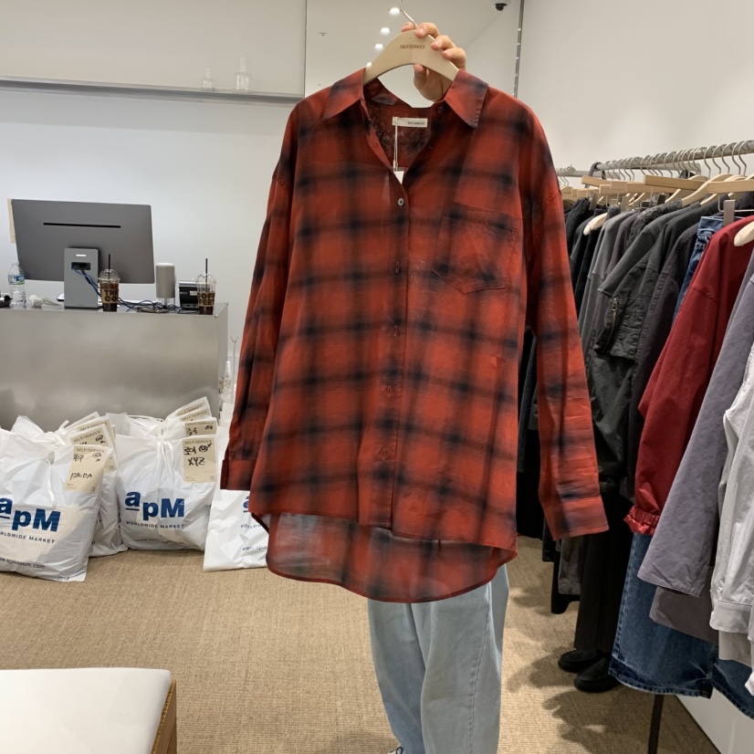 SELF SERVICE東大門直郵女士新品職業休閑26春夏襯衫蕾絲衫SELF SERVICE襯衫/蕾絲衫圖色1