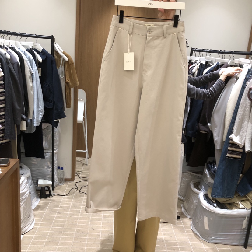 LOFN韓國直郵女士新款時尚休閑26春夏人氣職業真品休閑褲LOFN休閑褲圖色1