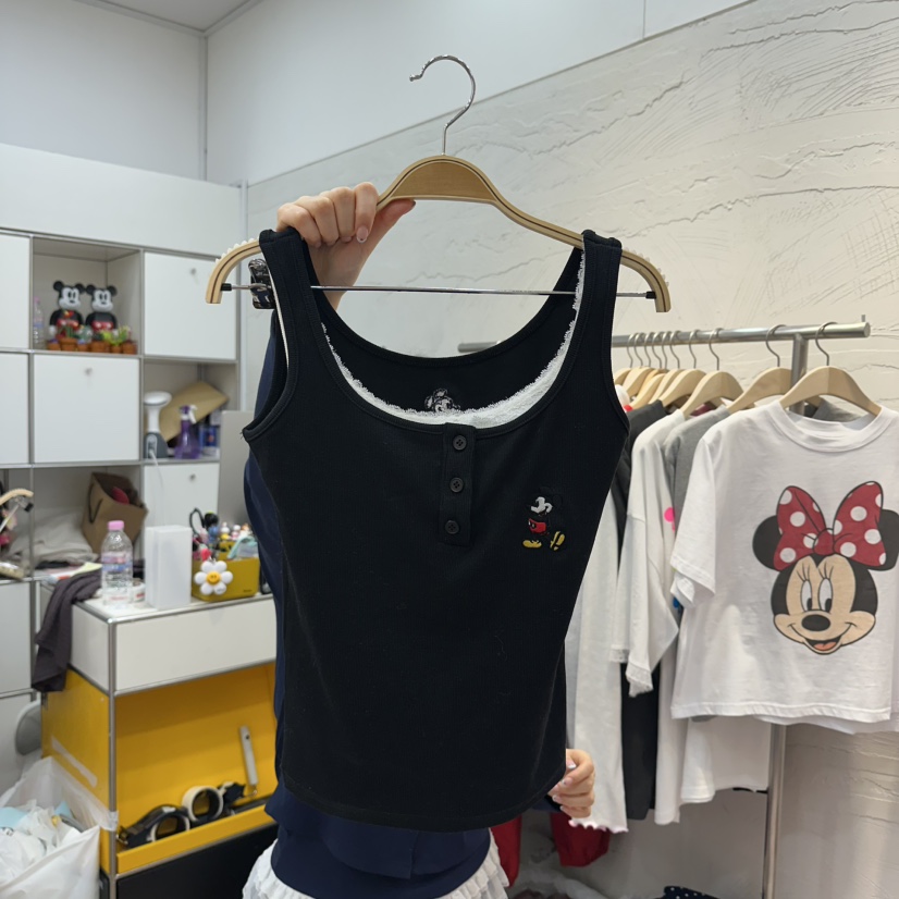 DE LINE東大門實拍女士新品職業時尚真品26春夏吊帶背心雙層DE LINE吊帶/背心圖色3