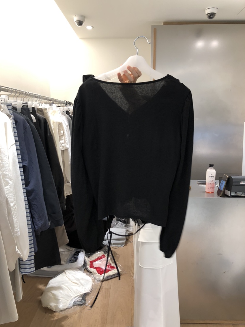 MEET ME東大門代購女裝新品真品人氣休閑襯衫蕾絲衫褶皺MEET ME襯衫/蕾絲衫