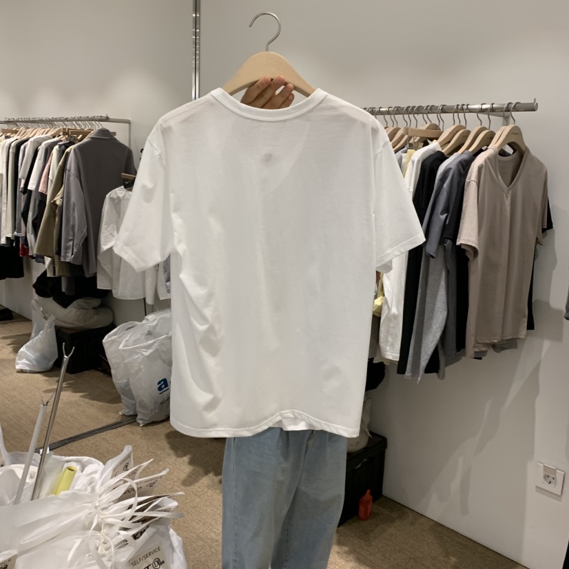 SELF SERVICE韓國直郵女裝新款熱賣真品職業推薦T恤V領真絲SELF SERVICET恤