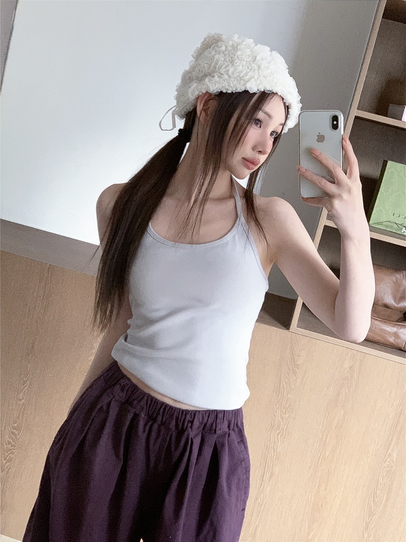 JKICHI韓國代購女士新品26春夏休閑人氣推薦熱賣吊帶背心JKICHI吊帶/背心