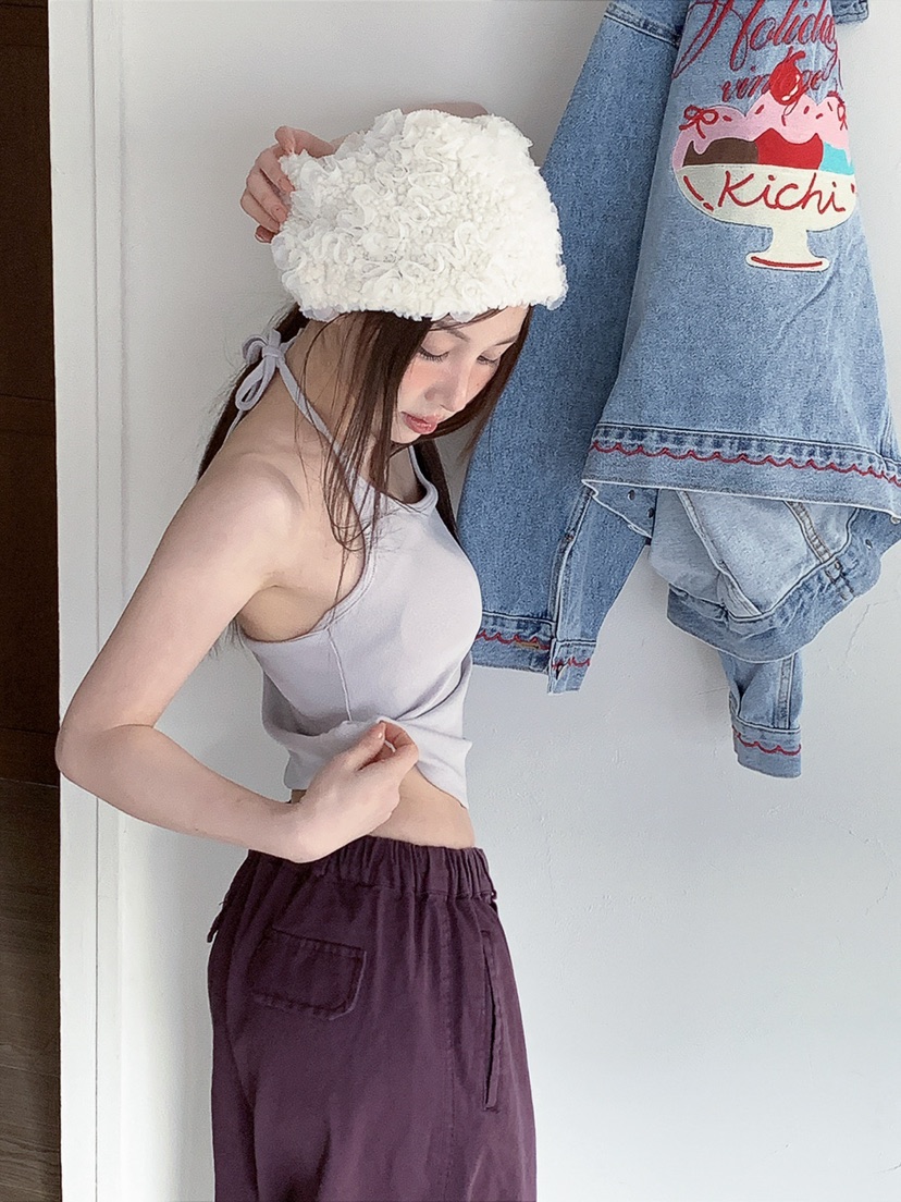 JKICHI韓國代購女士新品26春夏休閑人氣推薦熱賣吊帶背心JKICHI吊帶/背心