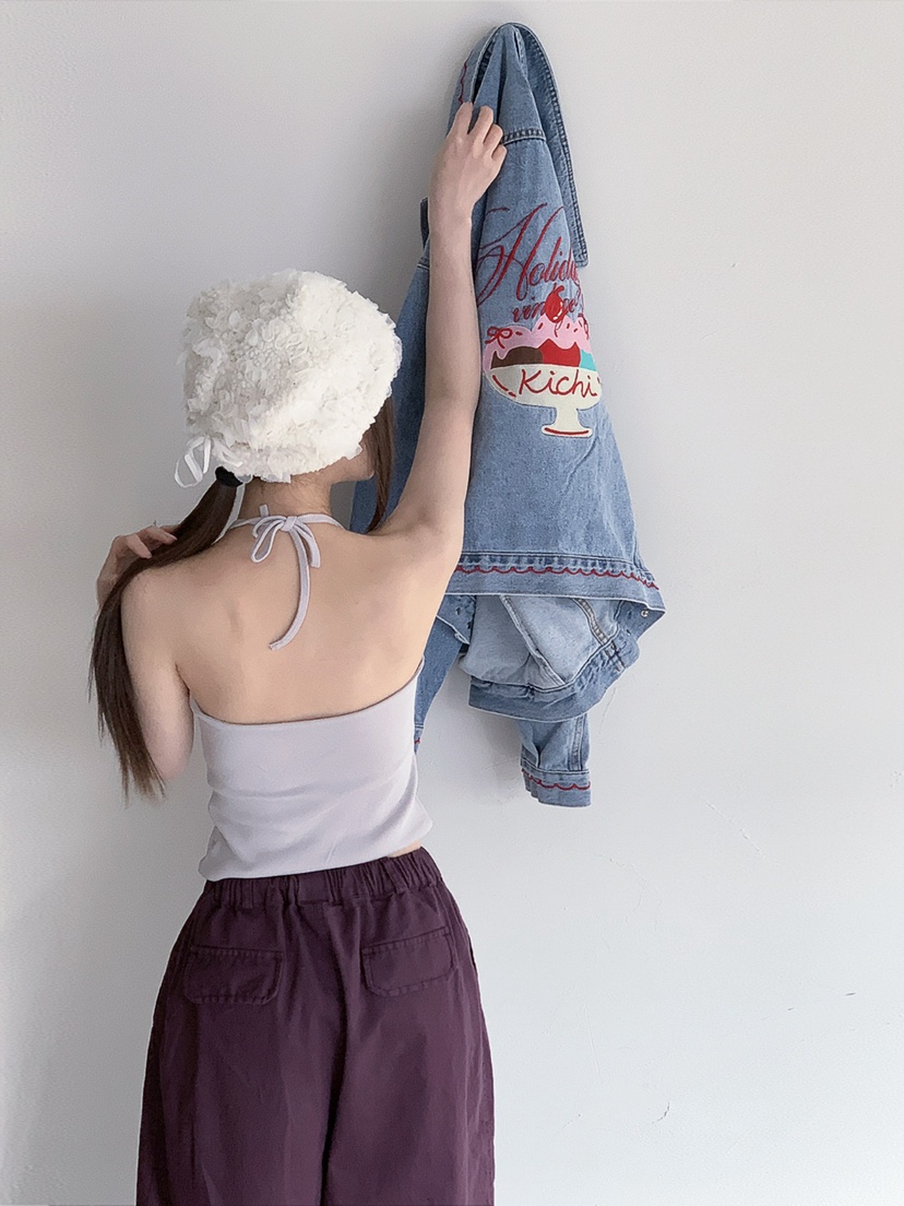 JKICHI韓國代購女士新品26春夏休閑人氣推薦熱賣吊帶背心JKICHI吊帶/背心