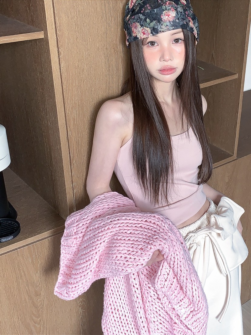 JKICHI韓國代購女士新品26春夏休閑人氣推薦熱賣吊帶背心JKICHI吊帶/背心