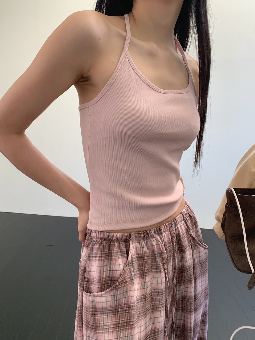 JKICHI韓國代購女士新品26春夏休閑人氣推薦熱賣吊帶背心JKICHI吊帶/背心