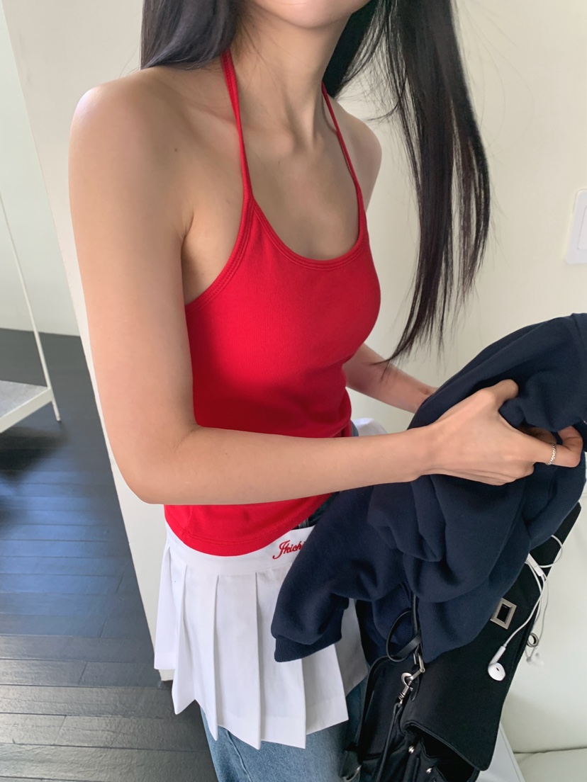 JKICHI韓國代購女士新品26春夏休閑人氣推薦熱賣吊帶背心JKICHI吊帶/背心