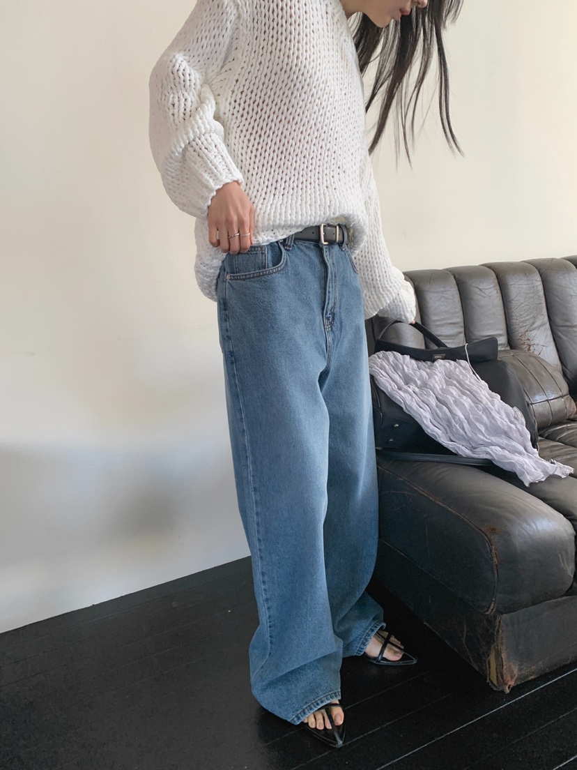 JKICHI韓國代購女士新品休閑人氣職業時尚牛仔褲不含腰帶JKICHI牛仔褲