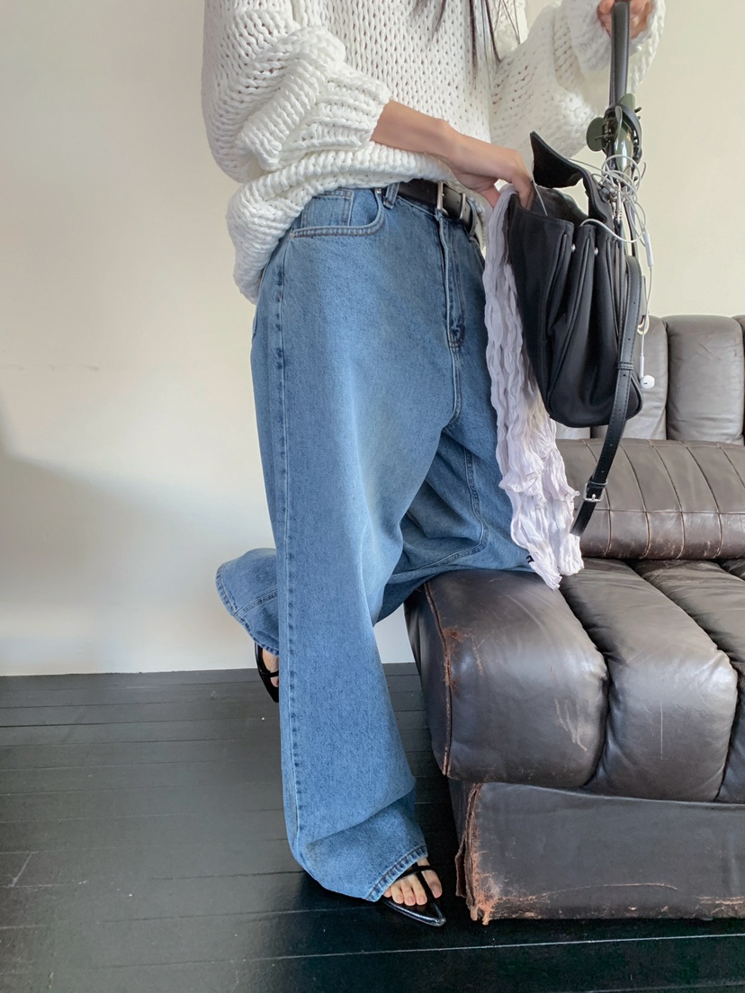 JKICHI韓國代購女士新品休閑人氣職業時尚牛仔褲不含腰帶JKICHI牛仔褲