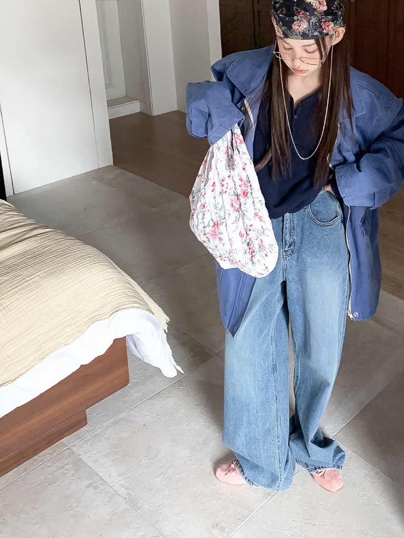 JKICHI韓國代購女士新品休閑人氣職業時尚牛仔褲不含腰帶JKICHI牛仔褲