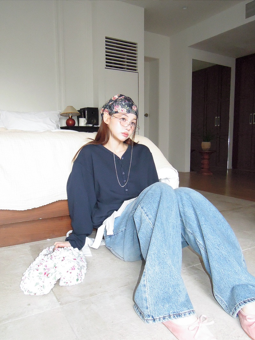 JKICHI韓國代購女士新品休閑人氣職業時尚牛仔褲不含腰帶JKICHI牛仔褲