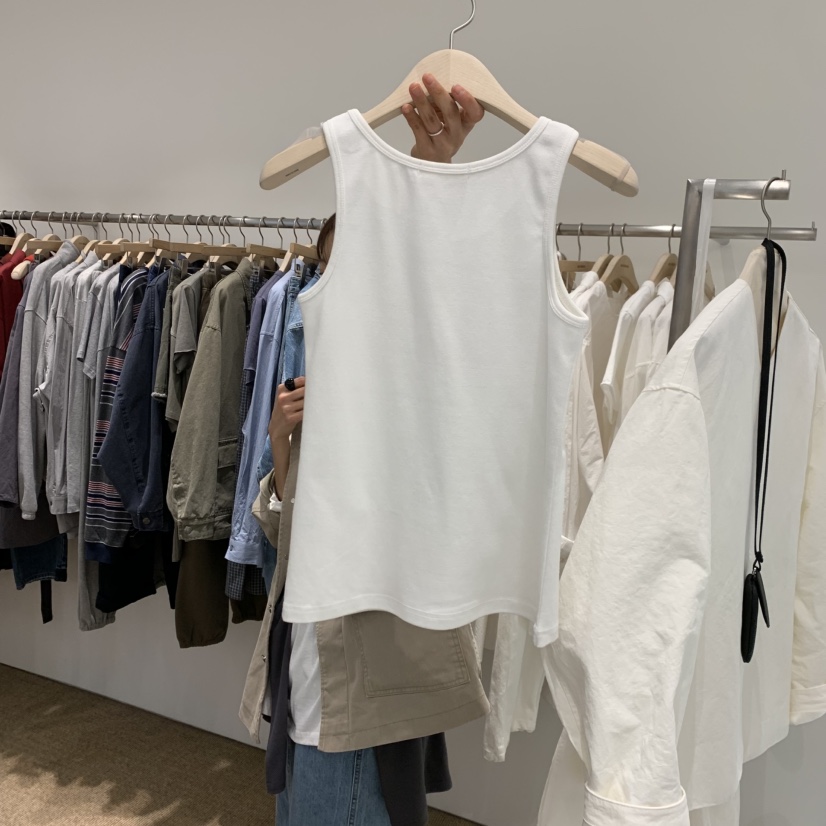 SELF SERVICE韓國代購女裝新品推薦休閑熱賣人氣吊帶背心SELF SERVICE吊帶/背心