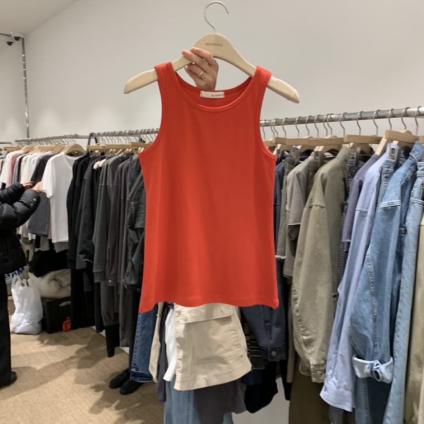 SELF SERVICE韓國代購女裝新品推薦休閑熱賣人氣吊帶背心SELF SERVICE吊帶/背心圖色2