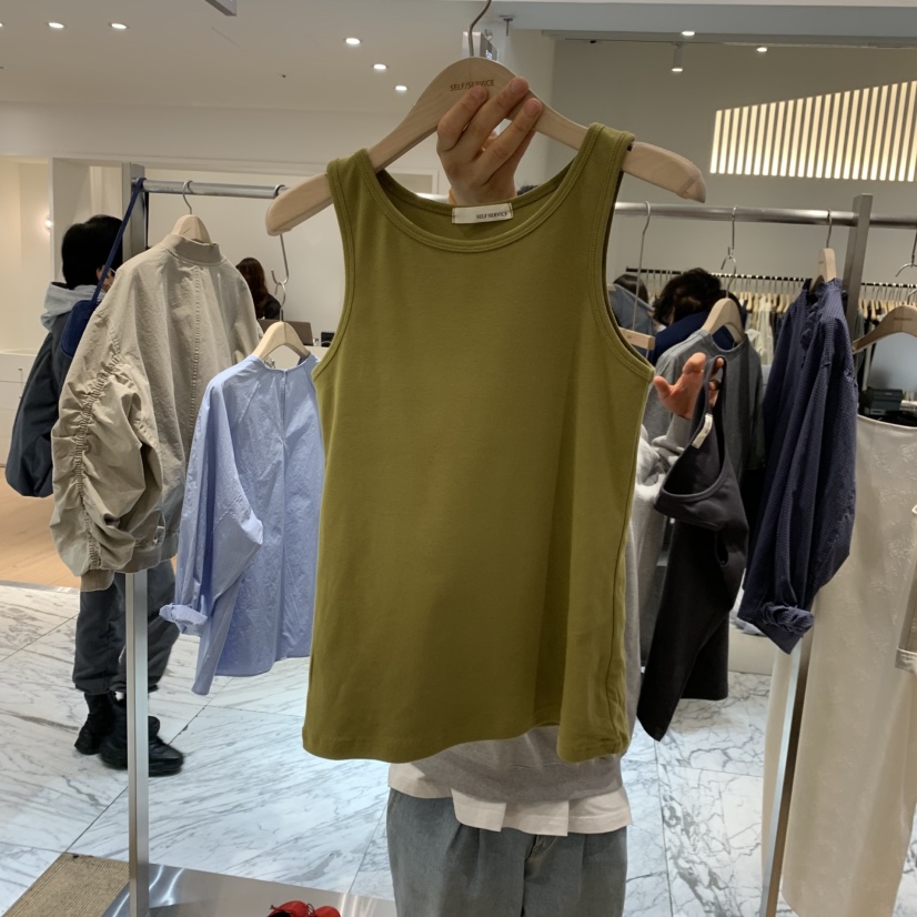 SELF SERVICE韓國代購女裝新品推薦休閑熱賣人氣吊帶背心SELF SERVICE吊帶/背心圖色4