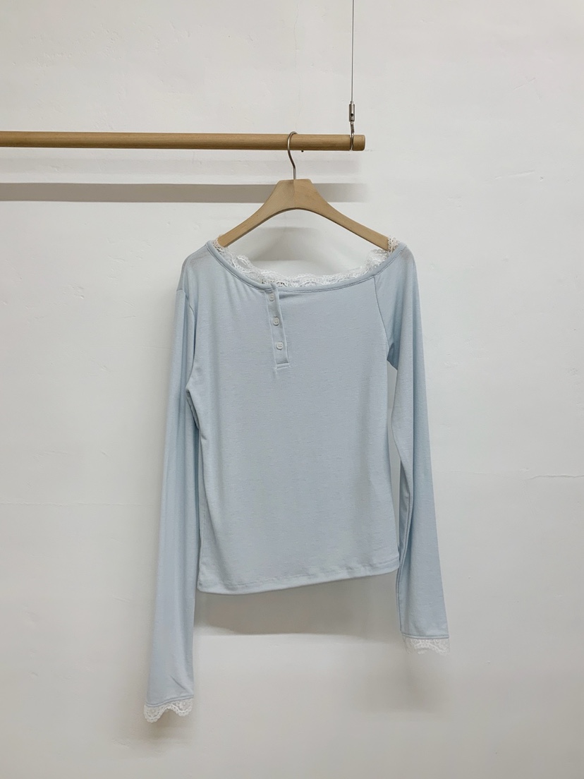 MORE THAN-P東大門直郵女士新品熱賣休閑推薦時尚長袖T恤MORE THAN長袖T恤圖色2