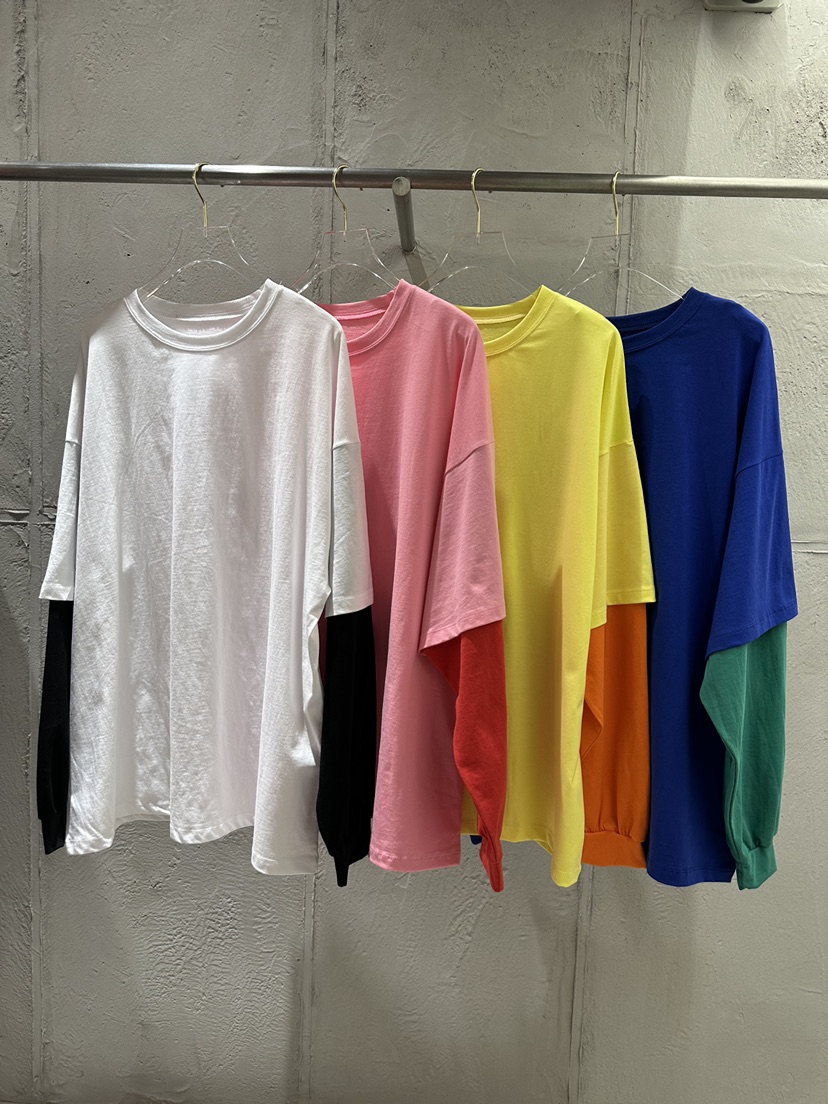 UNICO-p東大門代購女士新款真品26春夏時尚長袖T恤假兩件UNICO長袖T恤