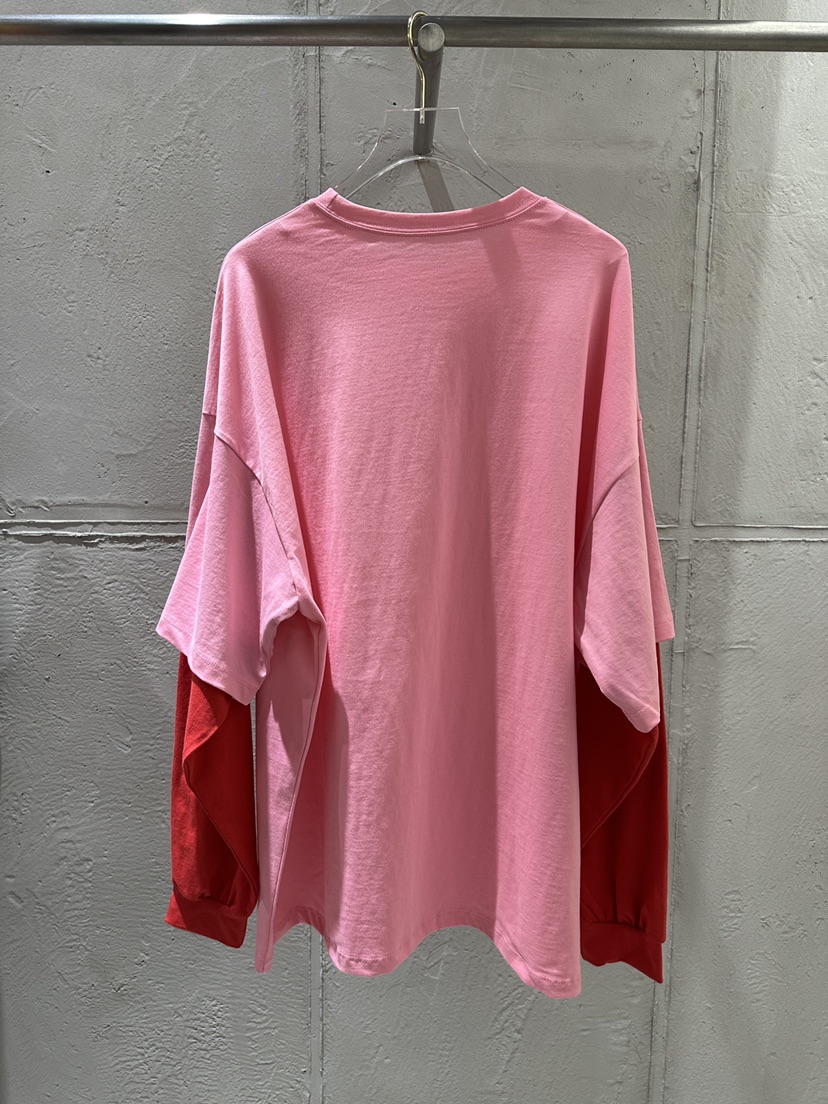 UNICO-p東大門代購女士新款真品26春夏時尚長袖T恤假兩件UNICO長袖T恤