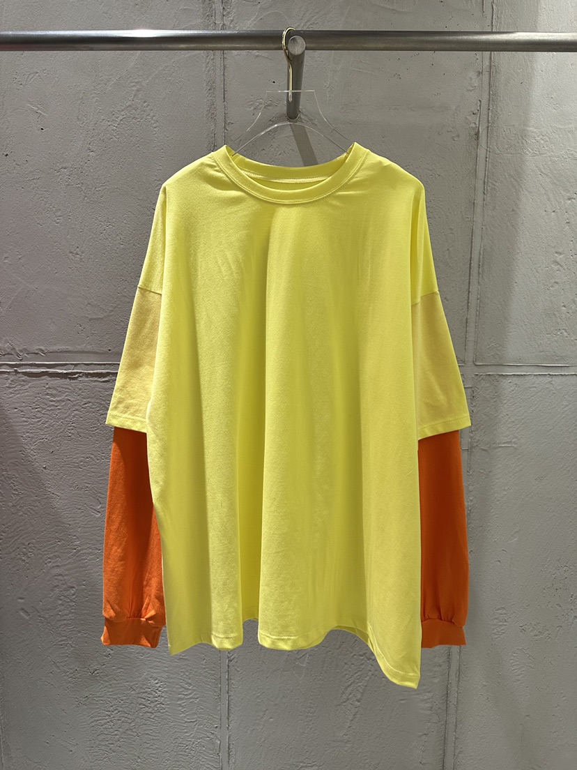 UNICO-p東大門代購女士新款真品26春夏時尚長袖T恤假兩件UNICO長袖T恤圖色3