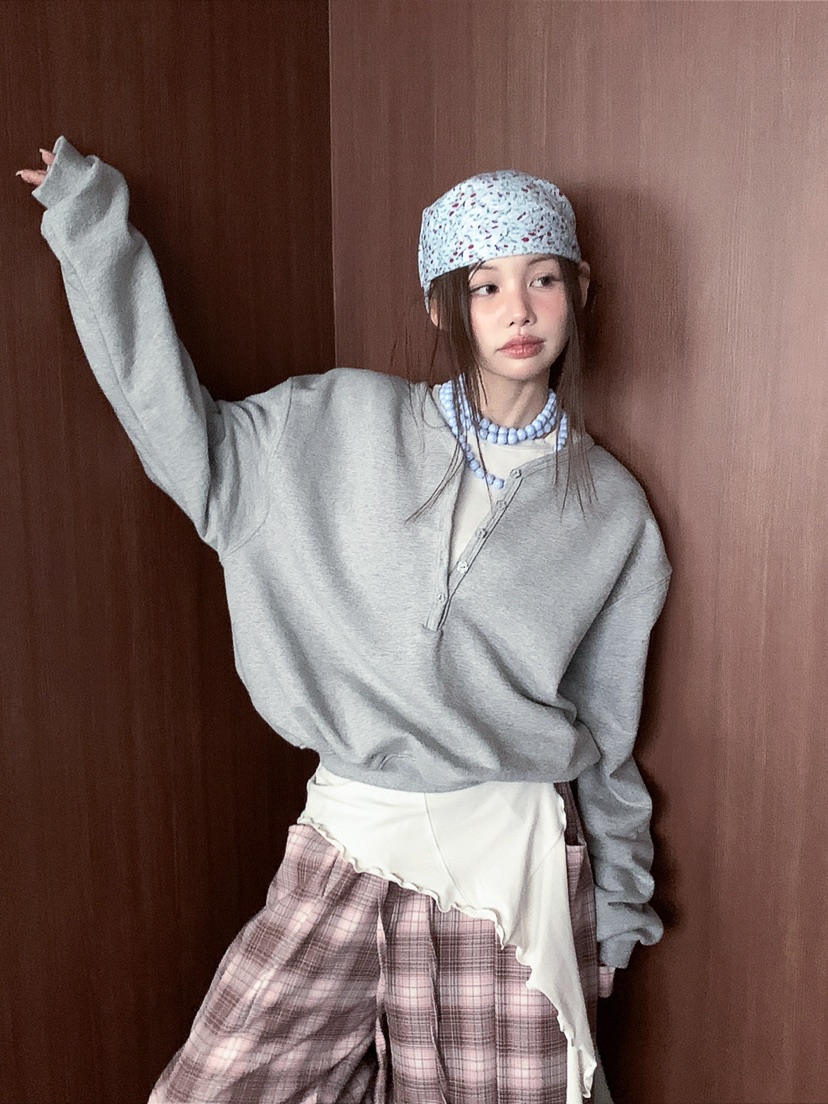 JKICHI東大門代購女士新款人氣26春夏時尚真品推薦休閑衛衣JKICHI衛衣