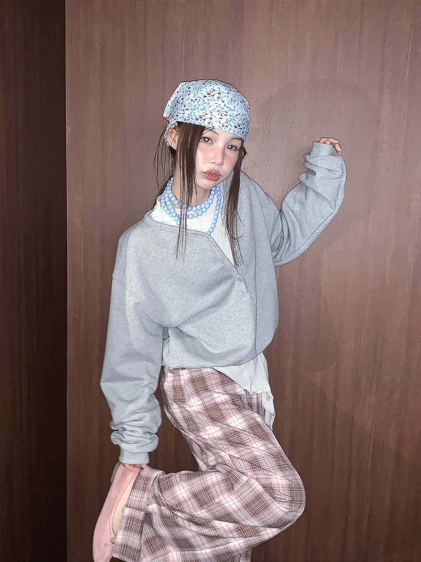 JKICHI東大門代購女士新款人氣26春夏時尚真品推薦休閑衛衣JKICHI衛衣