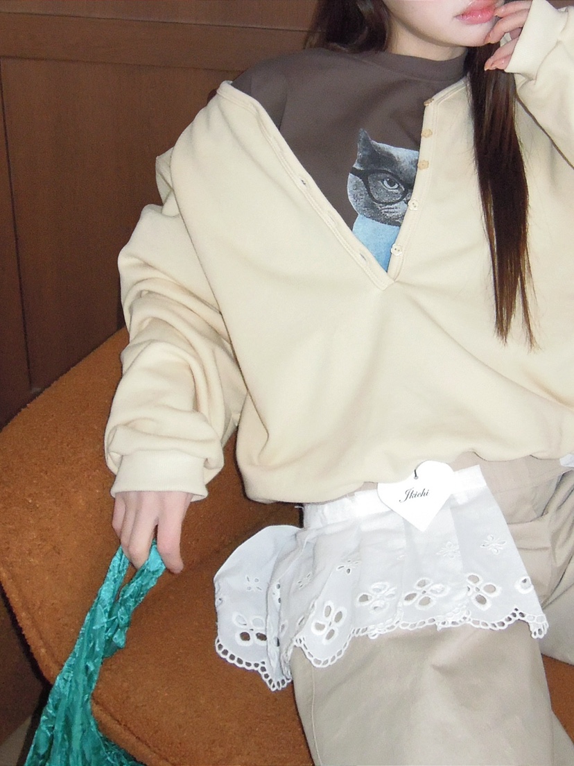 JKICHI東大門代購女士新款人氣26春夏時尚真品推薦休閑衛衣JKICHI衛衣