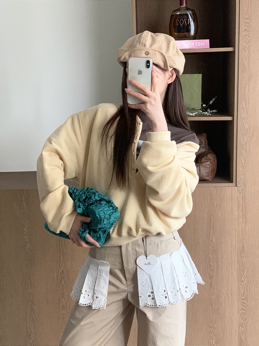 JKICHI東大門代購女士新款人氣26春夏時尚真品推薦休閑衛衣JKICHI衛衣