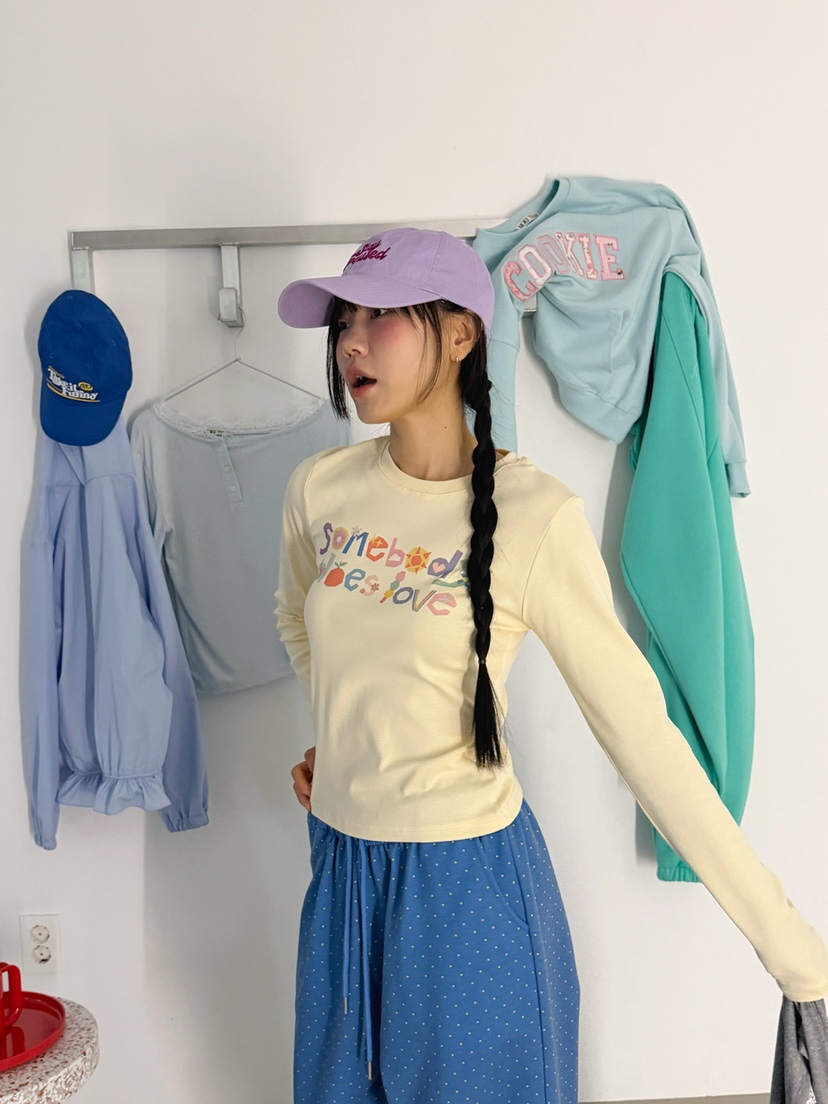 MORE THAN-P韓國直郵女裝新品職業26春夏推薦熱賣長袖T恤MORE THAN長袖T恤