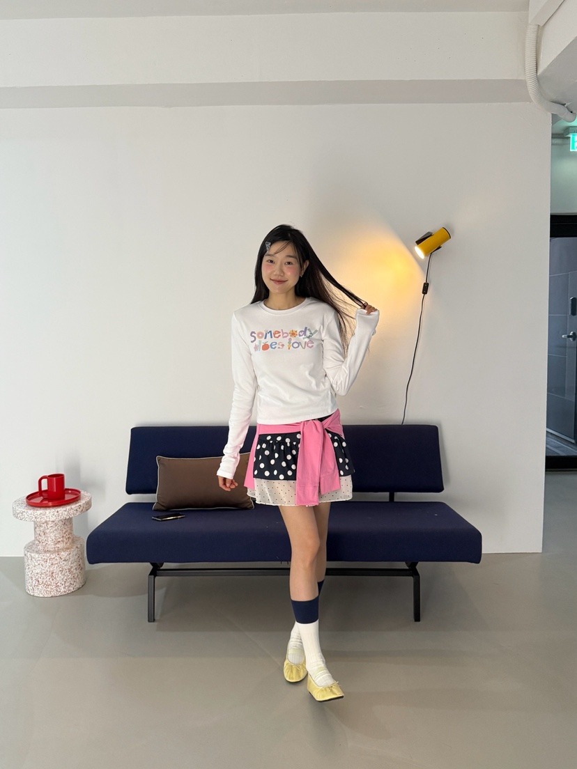 MORE THAN-P韓國直郵女裝新品職業26春夏推薦熱賣長袖T恤MORE THAN長袖T恤