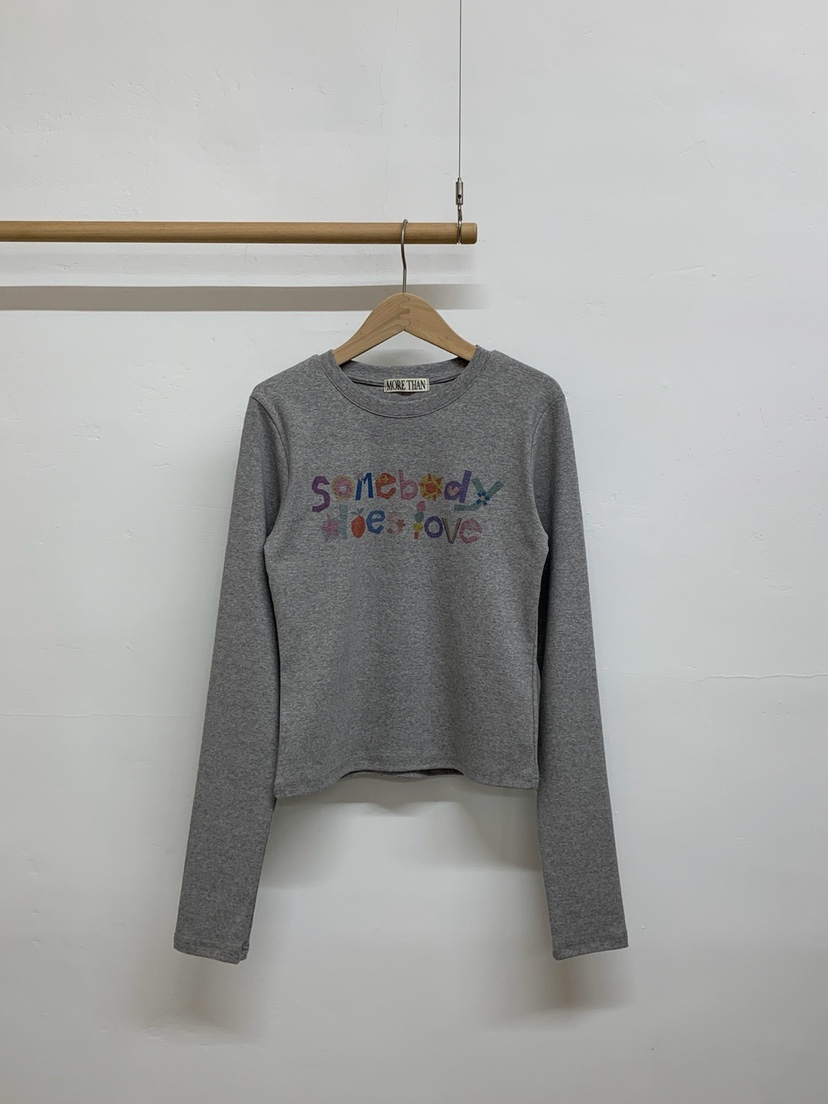 MORE THAN-P韓國直郵女裝新品職業26春夏推薦熱賣長袖T恤MORE THAN長袖T恤圖色3