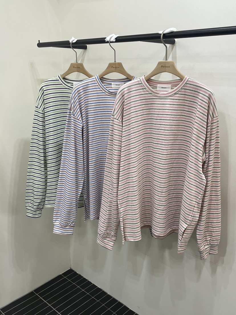 PERSON東大門實拍女裝新款推薦休閑時尚人氣職業真品長袖T恤PERSON長袖T恤