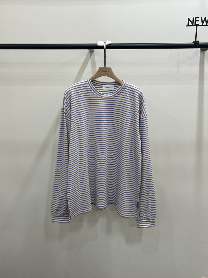 PERSON東大門實拍女裝新款推薦休閑時尚人氣職業真品長袖T恤PERSON長袖T恤圖色3