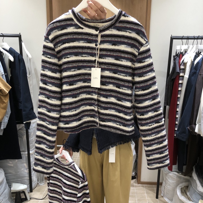 LOFN東大門直郵女士新款人氣熱賣真品時尚休閑26春夏針織衫LOFN針織衫圖色2