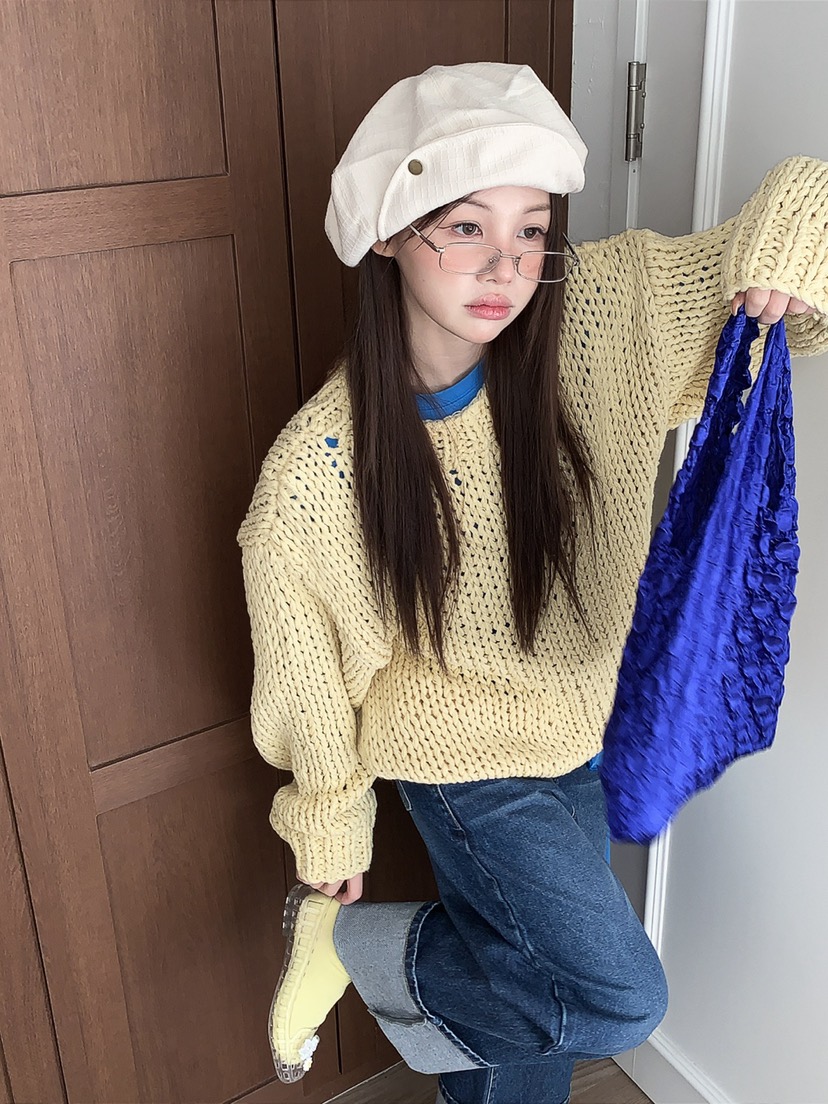 JKICHI東大門代購女裝新品推薦26春夏休閑時尚職業針織衫JKICHI針織衫