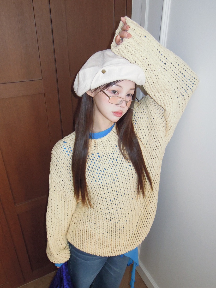 JKICHI東大門代購女裝新品推薦26春夏休閑時尚職業針織衫JKICHI針織衫