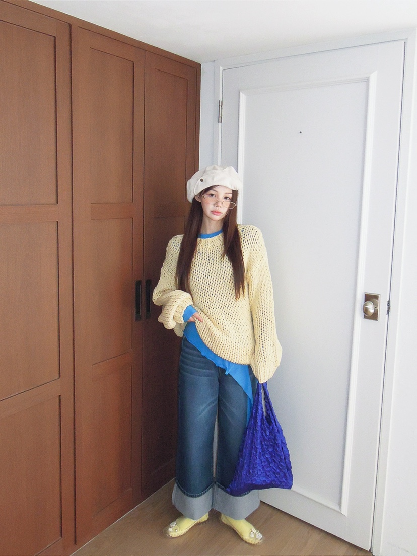 JKICHI東大門代購女裝新品推薦26春夏休閑時尚職業針織衫JKICHI針織衫