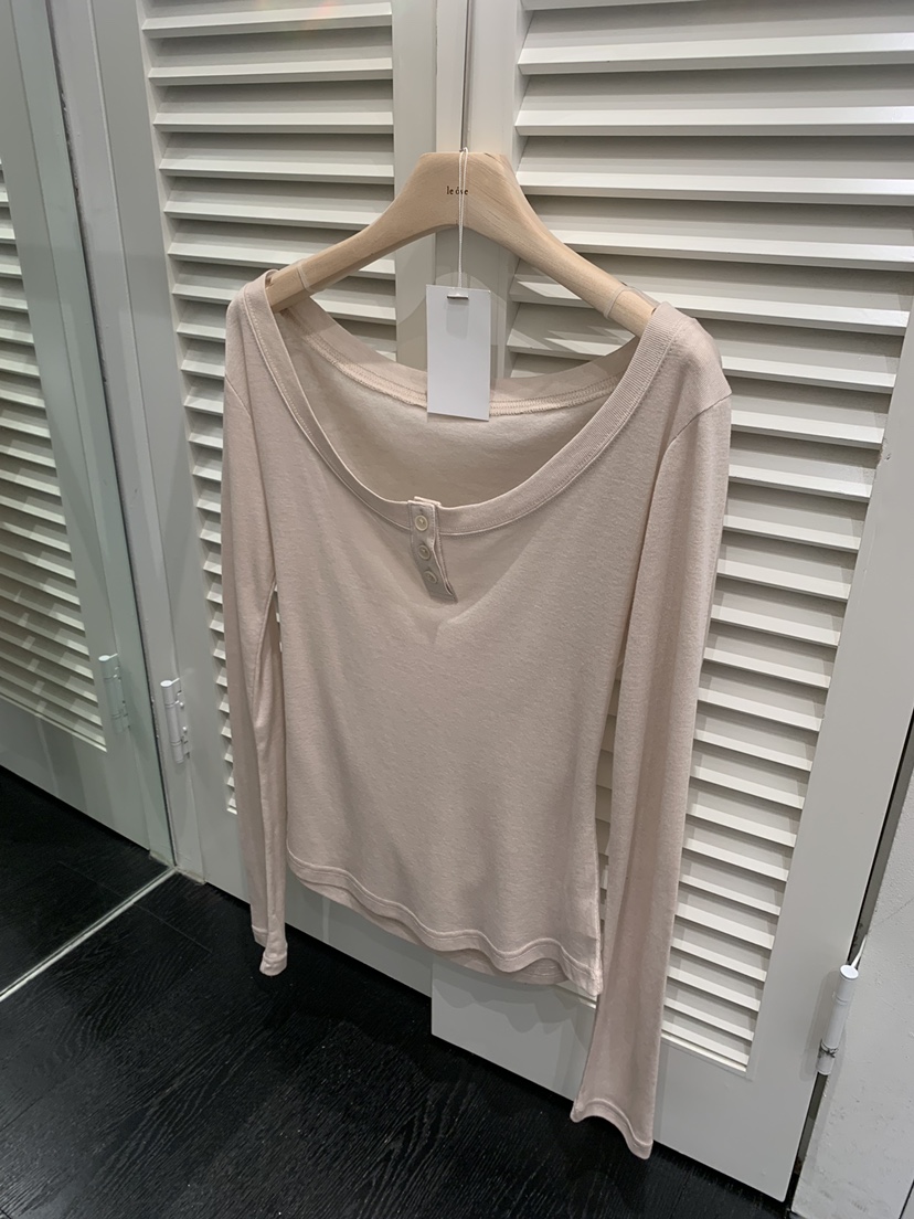 LE OVE/VERDI東大門實拍女裝新款職業人氣時尚真品長袖T恤LE OVE/VERDI長袖T恤圖色1