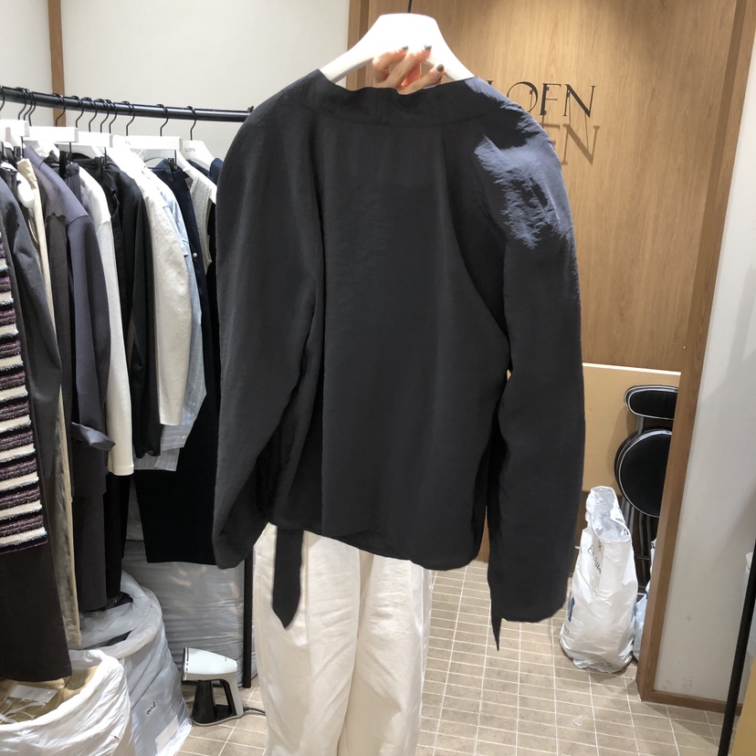 LOFN韓國代購女士新品時尚真品職業26春夏推薦襯衫蕾絲衫LOFN襯衫/蕾絲衫