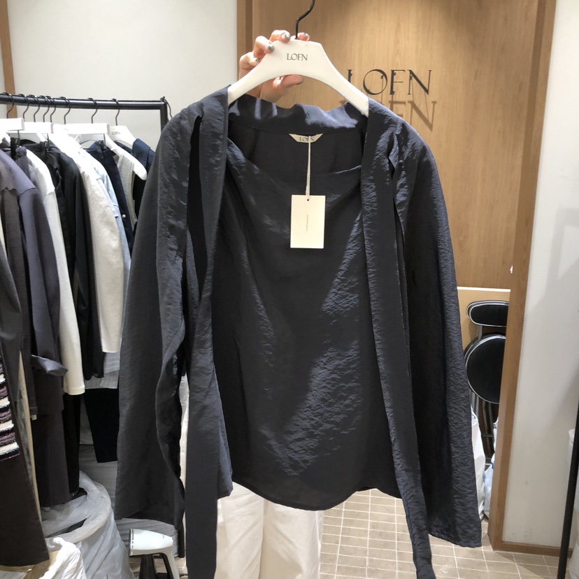 LOFN韓國代購女士新品時尚真品職業26春夏推薦襯衫蕾絲衫LOFN襯衫/蕾絲衫圖色3