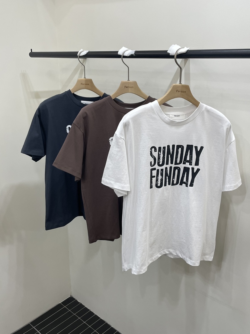 PERSON韓國代購女裝新品真品26春夏推薦職業熱賣時尚人氣T恤PERSONT恤