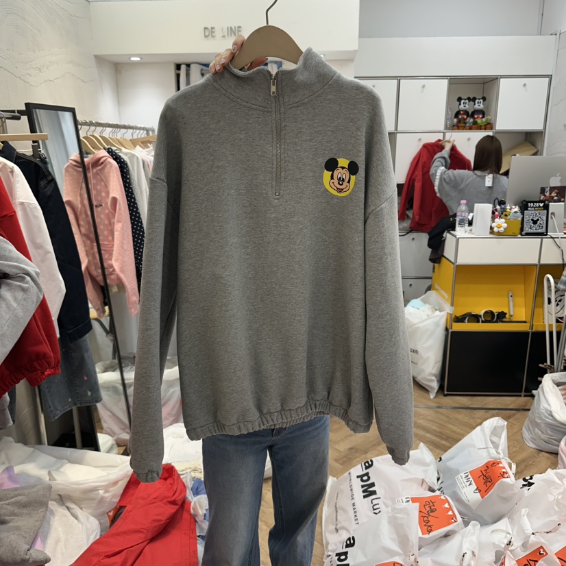 DE LINE韓國直郵女裝新品熱賣時尚人氣26春夏休閑推薦衛衣DE LINE衛衣圖色2