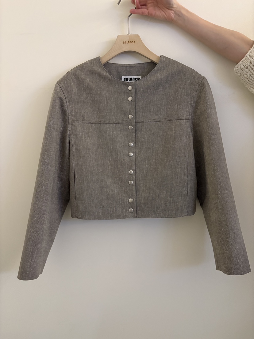 BALANCE東大門實拍女士新品26春夏推薦休閑真品人氣職業夾克BALANCE夾克圖色1