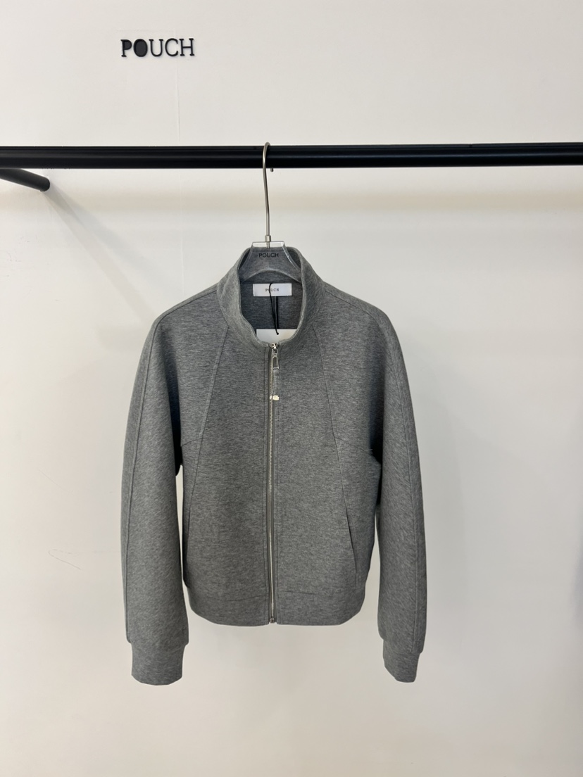 POUCH東大門實拍女裝新品26春夏休閑人氣推薦時尚夾克拉鏈POUCH夾克圖色1