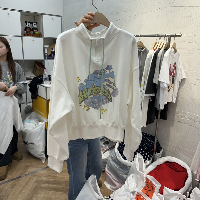 DE LINE東大門直郵女裝新品職業推薦26春夏時尚人氣衛衣DE LINE衛衣圖色1