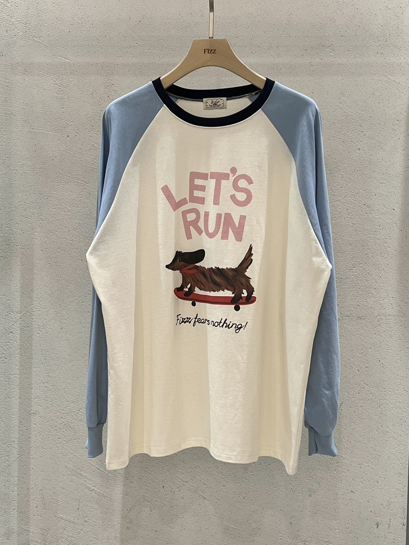 FIZZ東大門直郵女士新品休閑人氣職業26春夏時尚推薦長袖T恤FIZZ長袖T恤圖色2