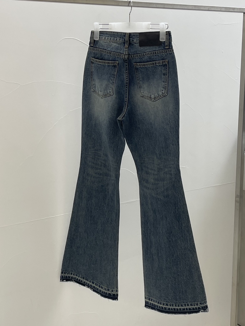 ACME韓國代購女裝新品推薦26春夏時尚職業休閑真品牛仔褲ACME牛仔褲